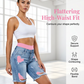 📢📢40 % DE RÉDUCTION !! ⏰Ensemble Short en Jean Déchiré et Legging Coloré pour Femme