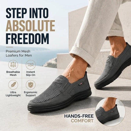 💥💟 -50% ! 🌬️Chaussures Décontractées Slip-On Respirantes pour Homme – Baskets Légères pour un Confort au Quotidien