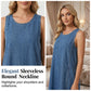 👗🔥 -50% ! Robe Maxi Jean Sans Manches Femme Poches – Denim Souple Respirant Aérien, Coupe Oversize Fluide Flatteuse Toutes Morphologies, Polyvalente Brunch Plage Bureau · Bleu · S à 3XL ✨