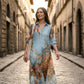 🌺🌿👗 OFFRE LIMITÉE 50% DE RÉDUCTION! Robe Maxi Élégante à Imprimé Rétro – Robe Bohème Fluide avec Col V et Boutonnage, Respirante et Légère – Parfaite pour les Vacances à la Plage, les Fêtes d’Été ou le Chic Quotidien 🌊☀️
