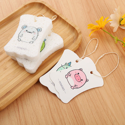 Naturligt trykt bomuldsstof af træmasse
