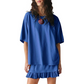 👗🎀✨ OFFRE LIMITÉE 50% DE RÉDUCTION! Ensemble 2 Pièces Tendance – T-Shirt Oversized + Jupe Mini Volantée, Tissu Doux, Facile à Mixer & Associer – Rehaussez Votre Style Urbain ou de Plage Sans Effort 🌊🕶️