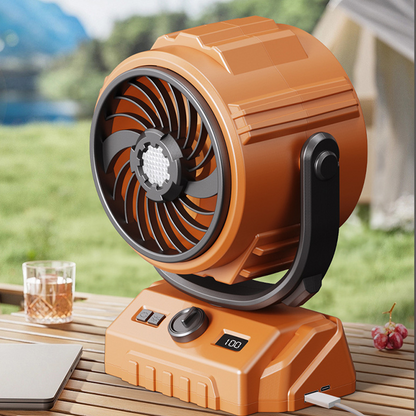 🌀💯🔢 OFFRE LIMITÉE 50% DE RÉDUCTION! Ventilateur de Camping Turbo à 100 Vitesses – Contrôle Précision du Flux d’Air, Ultra-Silencieux, Portable – Idéal pour Tentes, Sacs de Couchage ou Nuits d’Été Chaudes 🏕️🌙