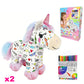 🦄🎨🧸 OFFRE LIMITÉE 50% DE RÉDUCTION! Kit de peluche licorne à colorier soi-même – Colorez votre propre peluche douce, peintures et pinceau inclus, créez un ami pastel unique – Parfait pour enfants, ados et âmes créatives 🌈✨