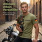 Men's Camouflage Patchwork Crewneck T-Shirt