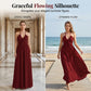Robe longue dos nu à col licou pour femme