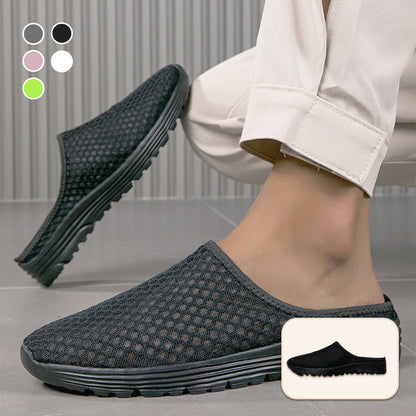 👡✨ PROMO FLASH 50% ! Mules en Maille Confortables & Respirantes – Semelle Moelleuse, Design Polyvalent, 5 Coloris, Pointures 36-47, Idéales Intérieur & Extérieur