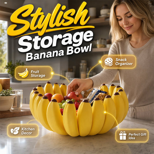 🍌🍒🎨 OFFRE LIMITÉE 50% DE RÉDUCTION! Bol à Fruits Créatif en Forme de Banane – Design Amusant et Réaliste, Idéal pour Présenter Fruits, Snacks ou Clés – Ajoute une Touche Ludique à Votre Table de Cuisine 🏡✨