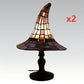 🔮✨🕯️ OFFRE LIMITÉE 50% DE RÉDUCTION! Lampe Sorcière en Verre Teinté Envoûtante – Projette des Ombres Colorées Mystiques, Panneaux de Verre Artisanaux – Parfaite pour Halloween, la Décoration Gothique, ou pour Ajouter de la Magie à Toute Pièce 🌙🦇