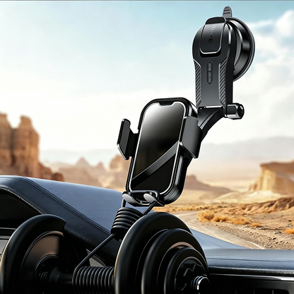 📢🚗 PROMO FLASH 50% ! Support Téléphone Voiture à Ventouse Nano – Utilisation 1 Main, Angle Réglable, Universel Tableau de Bord & Pare-Brise, 4-7.2 Pouces ✨