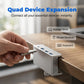💻🖇️📌 OFFRE LIMITÉE 50% DE RÉDUCTION! Hub USB 3.0 à Pince – Station d’Accueil 4 Ports en Aluminium, Se Fixe Solidement au Bord du Bureau – Libère de l’Espace de Travail et Garde les Câbles Bien Organisés 🖥️✨