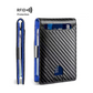 📢💳 PROMO FLASH 58% ! Portefeuille Minimaliste Homme avec Blocage RFID – Cuir Carbone, 11 Emplacements, Clip Acier Inox, Ultra-Slim, Idéal Voyage & Quotidien ✨