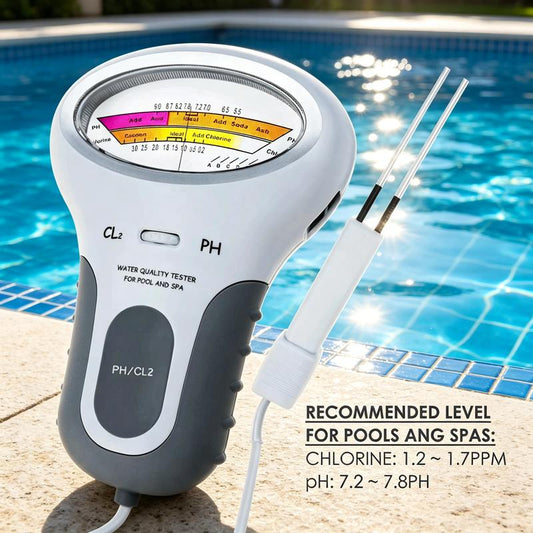 💧🧪 -50% ! 🔬 Testeur 2-en-1 pH & Chlore – Mesures Précises, Eau Cristalline & Idéal Piscine & Spa.