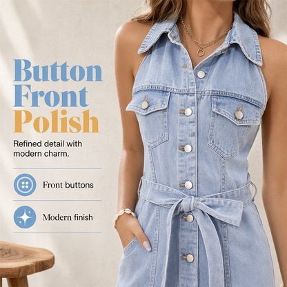 🧵Jupe en jean cintrée élégante