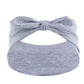 Bandeau uni à nœud pour femm