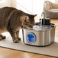 🐱 -50% ! 💧 Fontaine à Eau 3,2L en Inox pour Chats & Chiens – Sans Fil & avec Filtre – Silencieuse, Hygiénique & Facile à Nettoyer – Eau Fraîche Toute la Journée 🐶✨
