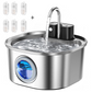 🐱 -50% ! 💧 Fontaine à Eau 3,2L en Inox pour Chats & Chiens – Sans Fil & avec Filtre – Silencieuse, Hygiénique & Facile à Nettoyer – Eau Fraîche Toute la Journée 🐶✨