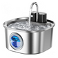 🐱 -50% ! 💧 Fontaine à Eau 3,2L en Inox pour Chats & Chiens – Sans Fil & avec Filtre – Silencieuse, Hygiénique & Facile à Nettoyer – Eau Fraîche Toute la Journée 🐶✨