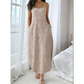 👗 50% DE RÉDUCTION 🐆 Robe maxi à bretelles spaghetti imprimé léopard – Fluide, légère & audacieuse – Parfaite pour l’été, la plage ou une soirée tendance – look sauvage et élégant ✨🌿