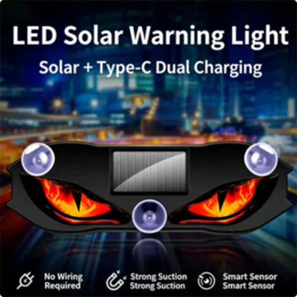 🚗🔆 Feu d'avertissement LED à énergie solaire pour voiture – 60 % de réduction ! Alimenté par énergie solaire, résistant aux intempéries, activation automatique à la tombée de la nuit – pour plus de sécurité sur le bord de la route. 🔥🛡️