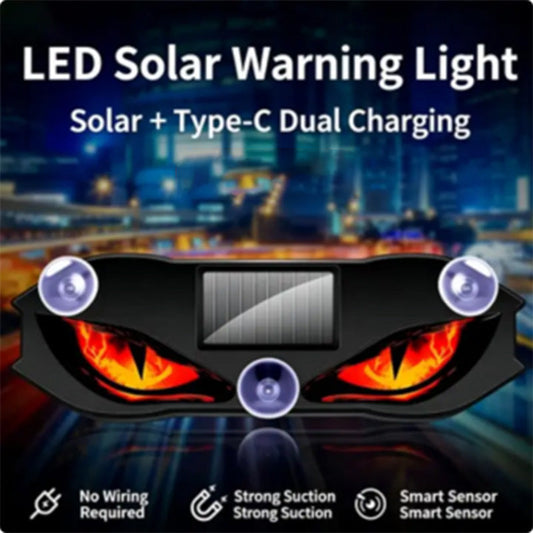 🚗🔆 Feu d'avertissement LED à énergie solaire pour voiture – 60 % de réduction ! Alimenté par énergie solaire, résistant aux intempéries, activation automatique à la tombée de la nuit – pour plus de sécurité sur le bord de la route. 🔥🛡️