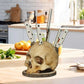 🎃 PROMO CHAUDE – 50% DE RÉDUCTION ! 💀 Porte-Couteaux Crâne Gothique – Résine Premium, Design Unique & Fonctionnel – Rangez Vos Couteaux avec Style – Idéal pour Cuisine ou Salle à Manger 🔪✨