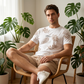 👕🩳🌴 OFFRE LIMITÉE 50% DE RÉDUCTION! Ensemble 2 Pièces Imprimé Homme – T-Shirt & Short d'Été – Motifs Audacieux, Coupe Décontractée, Style Sans Effort – Parfait pour les Jours Tranquilles, les Fêtes ou l'Ambiance Plage 🏖️