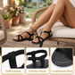 👡 50% DE RÉDUCTION ! ✨ Sandales Plates Femme avec Perles – Brides Douces, Semelle Flexible & Bride Élastique Arrière – Élégance Estivale et Confort Toute la Journée 🌸💎