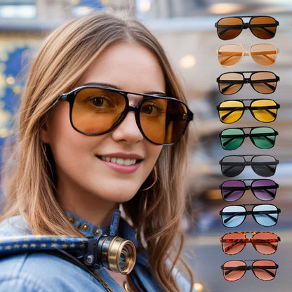 🕶️😎 OFFRE LIMITÉE 50% DE RÉDUCTION! Lunettes de Soleil d’Été Rétro – Grande Monture, Protection UV400, Verres HD Légers – Parfaites pour les Journées à la Plage, la Détente au Bord de la Piscine et les Aventures en Plein Air 🏖️🍹
