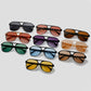 🕶️😎 OFFRE LIMITÉE 50% DE RÉDUCTION! Lunettes de Soleil d’Été Rétro – Grande Monture, Protection UV400, Verres HD Légers – Parfaites pour les Journées à la Plage, la Détente au Bord de la Piscine et les Aventures en Plein Air 🏖️🍹