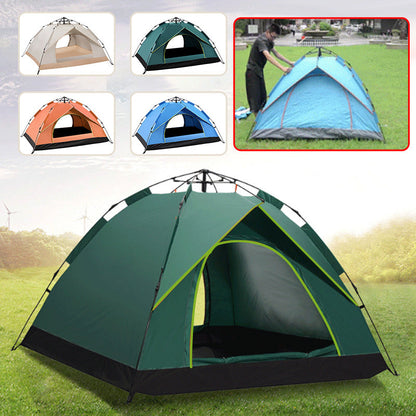 🔥Offre spéciale : ensemble de tentes de camping à ouverture rapide automatique et résistantes à la pluie