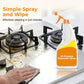 🧽🔥🍳 OFFRE LIMITÉE 50% DE RÉDUCTION! Spray Dégraissant Haute Résistance – Éliminateur Rapide d'Huile et de Graisse – Dissout les Saletés Collantes de Cuisine, la Graisse de Four et les Éclaboussures de Plaque – Sans Danger pour la Plupart des Surfaces 🛡️✨