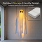 👻🎃🪄 OFFRE LIMITÉE 50% DE RÉDUCTION! Fantôme Suspendu à Balançoire pour Halloween – Design Mignon et Effrayant, Se Balance Doucement dans la Brise – Parfait pour le Porche, l’Arbre ou le Jardin – Ajoute une Frayeur Ludique à Votre Décor 🍂🌙