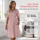 🌸👗🌿 -50% ! Robe décontractée V-neck imprimée – Fluide et respirante, avec poches latérales pratiques.