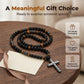 ✝️💪🌟 -50% ! Collier croix perlé pour homme – Symbole de foi, confort quotidien.