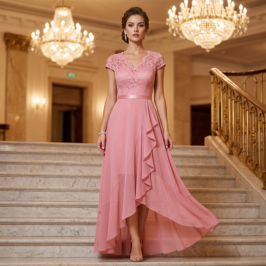 🧵👗💎 -50% ! Robe de soirée en dentelle élégante – Design intemporel, dentelle douce, idéale pour les galas.