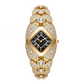 📢📢 -50% ! ⏰Montre à quartz pour femme – Cadran en losange et strass, bracelet alliage.