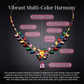 🌈📿 OFFRE LIMITÉE 50% DE RÉDUCTION! 🌼Ensemble collier floral décontracté – Couleurs vives & charme ludique – Illuminez toute tenue décontractée.