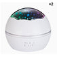 🌟🌊 -50% ! 🌙 Veilleuse Projecteur Rotatif 2-en-1 Étoiles & Océan – Multicolore, Silencieux & Alimentation USB