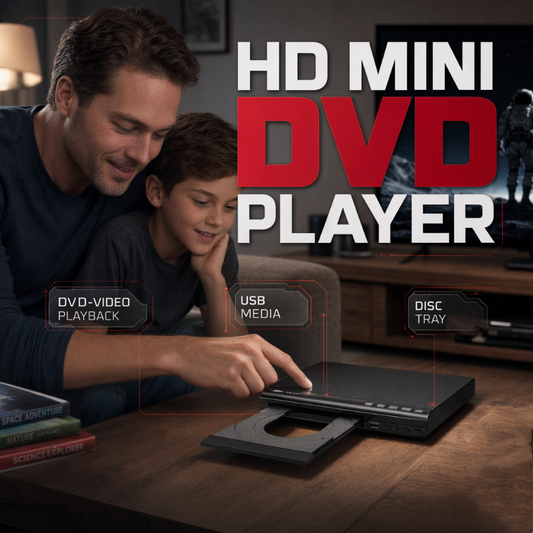 🎬📺🍿 OFFRE LIMITÉE 50% DE RÉDUCTION! Lecteur DVD HD pour maison – Image nette & son immersif – Ramenez le cinéma chez vous.