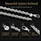 📢 50% DE RÉDUCTION ! 🐉 Bracelet & Collier Tendance – Alliage – Maillons Écailles de Dragon for Homme & Femme