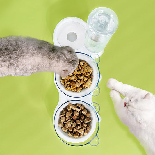 💧🥣 -50% ! 🐕Gamelle 3-en-1 – Eau auto & double bol.