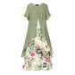 🔄🌸 -50% ! 👗Robe fleurie à superposition – Polyvalente & chic.