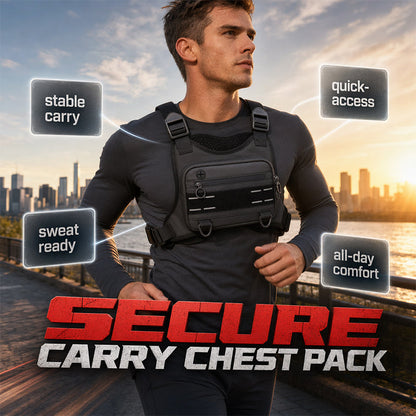 🏞️🌿 -50% ! 🏃‍♂️Sac poitrine respirant – Idéal pour randonnées & courses.