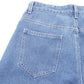 👖💙 -50% ! 🌀Jean taille haute large – Lavage classique, style intemporel.