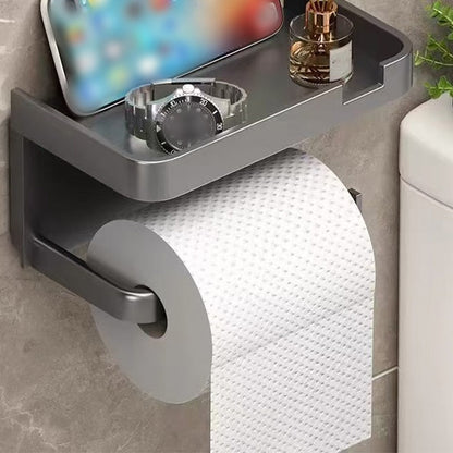 🧻📦 OFFRE LIMITÉE 50% DE RÉDUCTION! 🛁Porte-papier toilette mural – Étagère de rangement & sans fouillis – Gardez votre salle de bain ordonnée.