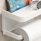 🧻📦 OFFRE LIMITÉE 50% DE RÉDUCTION! 🛁Porte-papier toilette mural – Étagère de rangement & sans fouillis – Gardez votre salle de bain ordonnée.