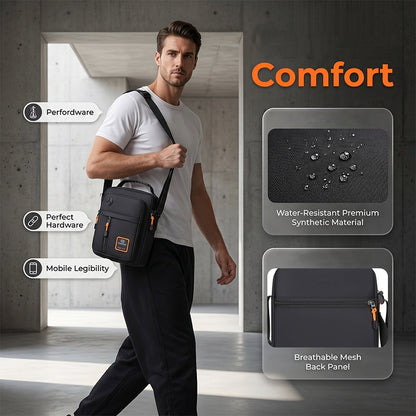 🌟🛍️ -50% ! 👜 Sac Bandoulière Léger Oxford Homme – Tissu Déperlant, Polyvalent & Ergonomique pour le Quotidien