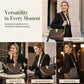 ✨💼 -50% ! 👜Sac Seau Chic Femme – Monogramme Vintage, PU & Bandoulière Réglable.