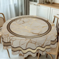 🍽️🛒 -50% ! 🧻 Nappe Imprimée Marbre Imperméable – Polyester, Anti-Taches & Anti-Eau pour Salle à Manger & Terrasse